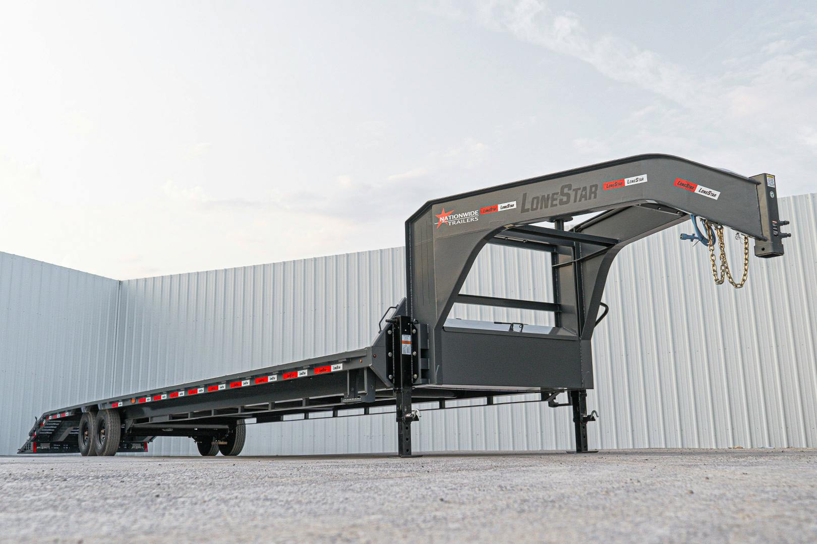 LoneStar 40'x102" Gooseneck Lo-Pro Flatbed Trailer w/ Singles (LS) - Image 9