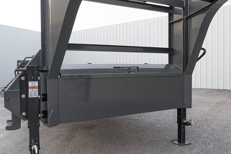 LoneStar 40ftx102in Gooseneck Lo Pro Flatbed Trailer w  Singles  LS