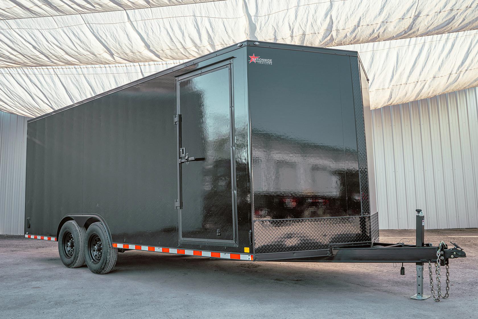 CellTech 8.5'x24' All-Steel Enclosed Cargo Trailer w/ Rear Barn Doors (C2) - Image 3