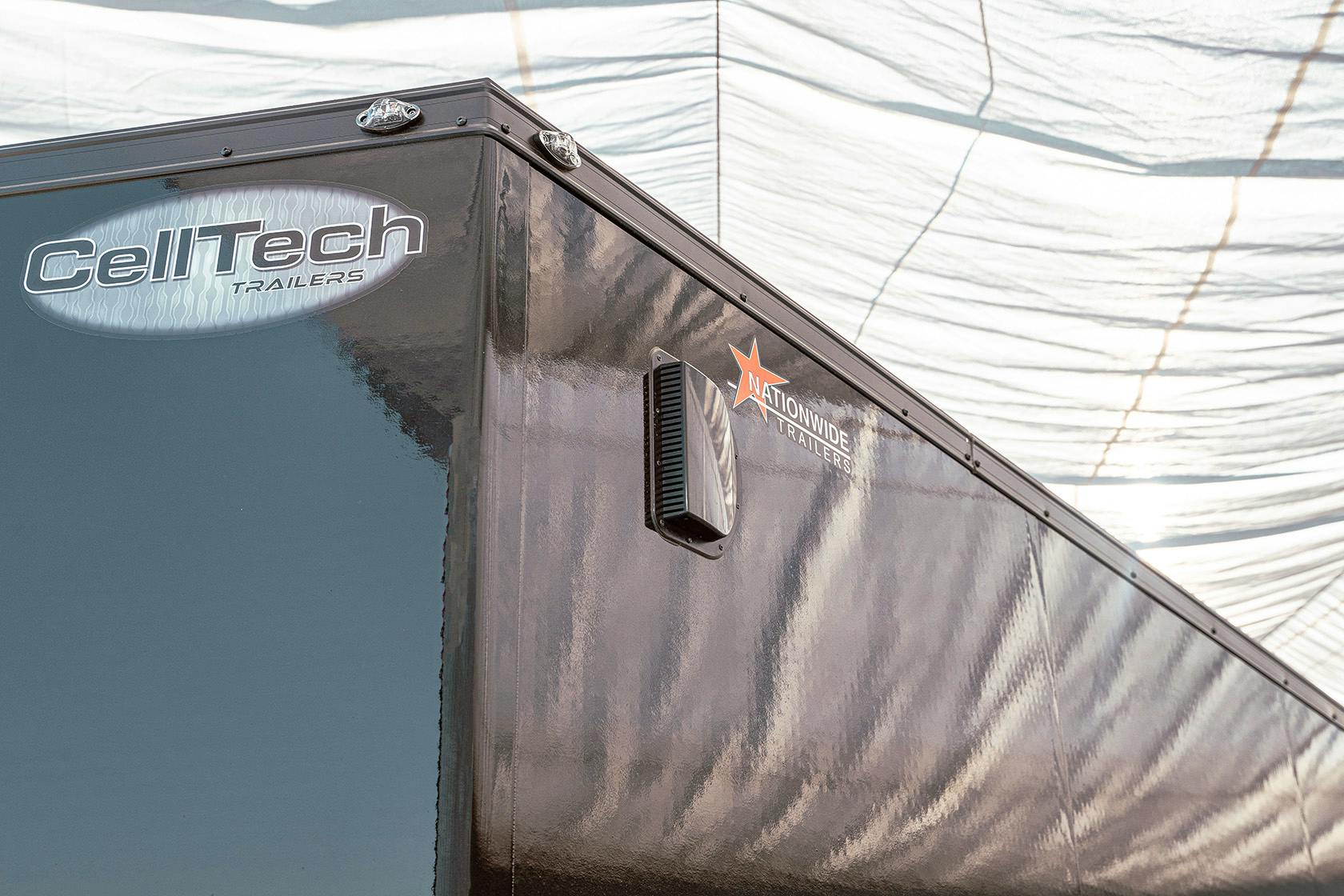 CellTech 8.5'x24' All-Steel Enclosed Cargo Trailer w/ Rear Barn Doors (C2) - Image 6