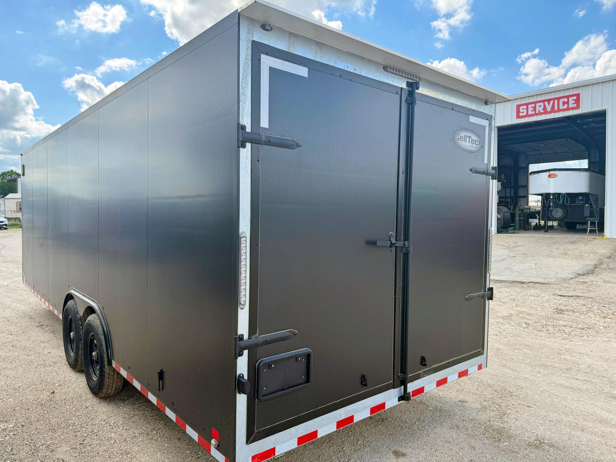 CellTech 8.5'x24' All-Steel Enclosed Cargo Trailer w/ Rear Barn Doors (C2) - Stock #75046 - Image 3 of 5