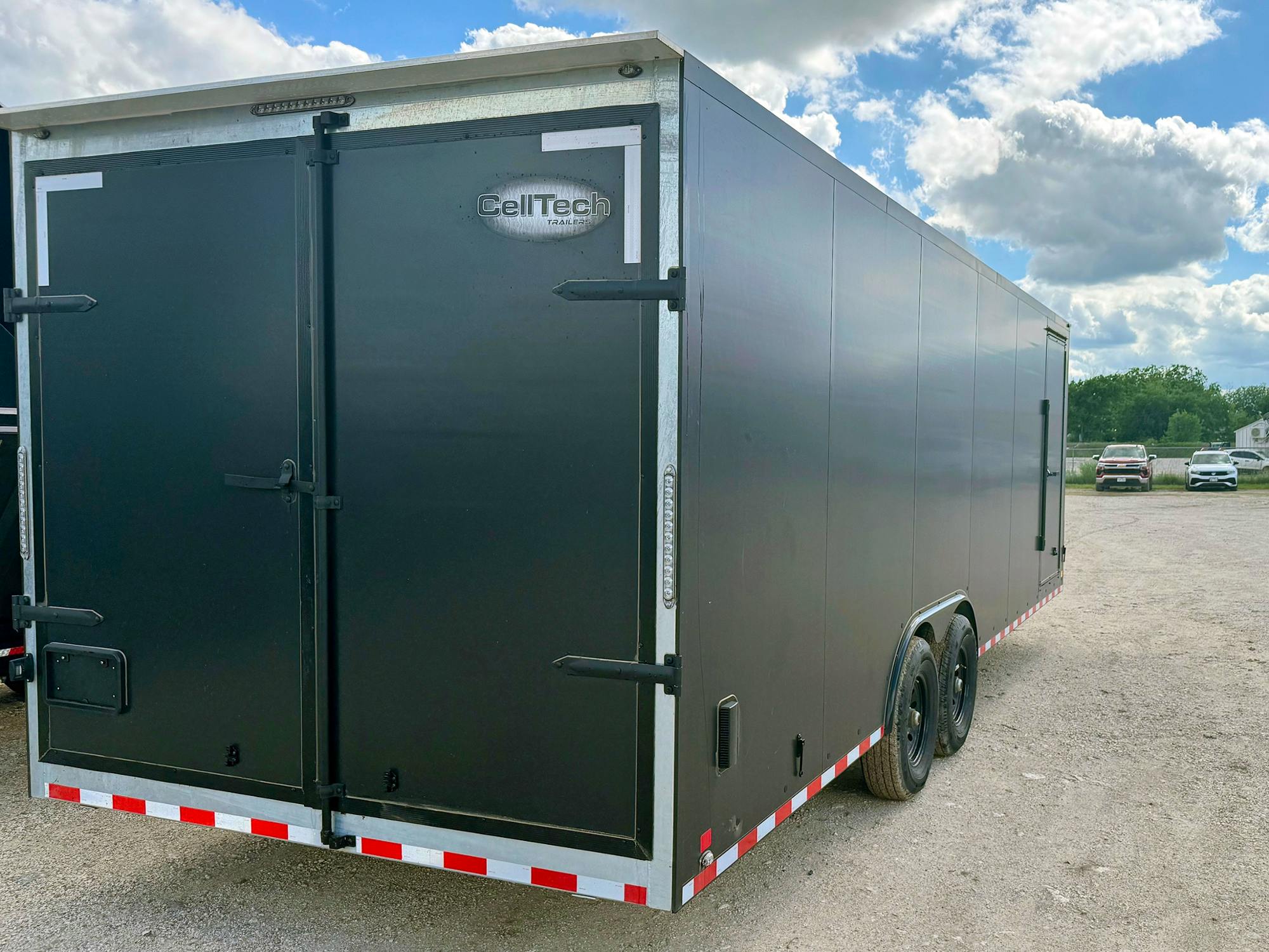 CellTech 8.5'x24' All-Steel Enclosed Cargo Trailer w/ Rear Barn Doors (C2) - Stock #75046 - Image 2 of 5