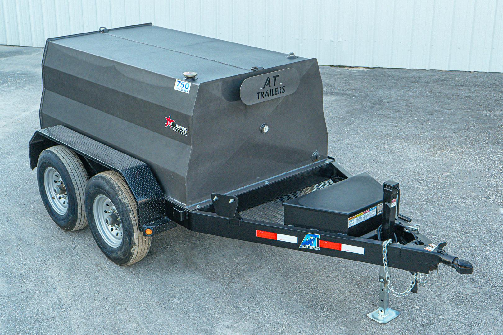 AT Trailers 8'x60" 750 Gallon Fuel Tank Trailer (SF) - Image 1