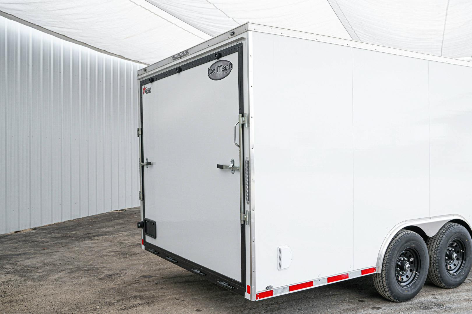 CellTech 8.5'x24' All-Steel Enclosed Cargo Trailer w/ Rear Ramp Door (C2) - Image 8