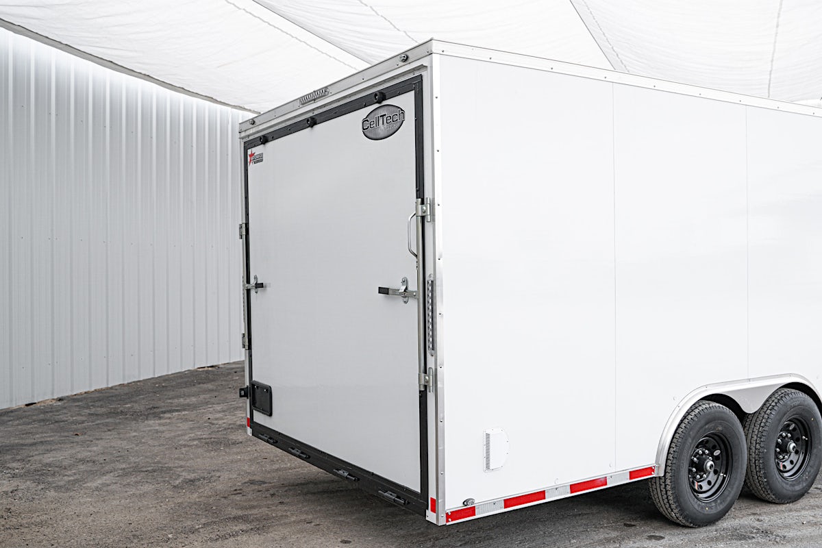 CellTech 8.5'x24' All-Steel Enclosed Cargo Trailer w/ Rear Ramp Door (C2) - Image 8