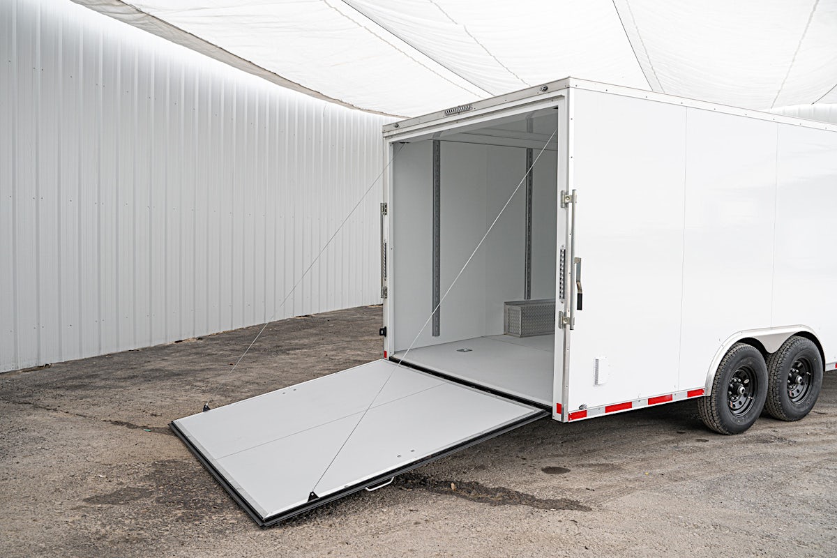 CellTech 8.5'x24' All-Steel Enclosed Cargo Trailer w/ Rear Ramp Door (C2) - Image 9