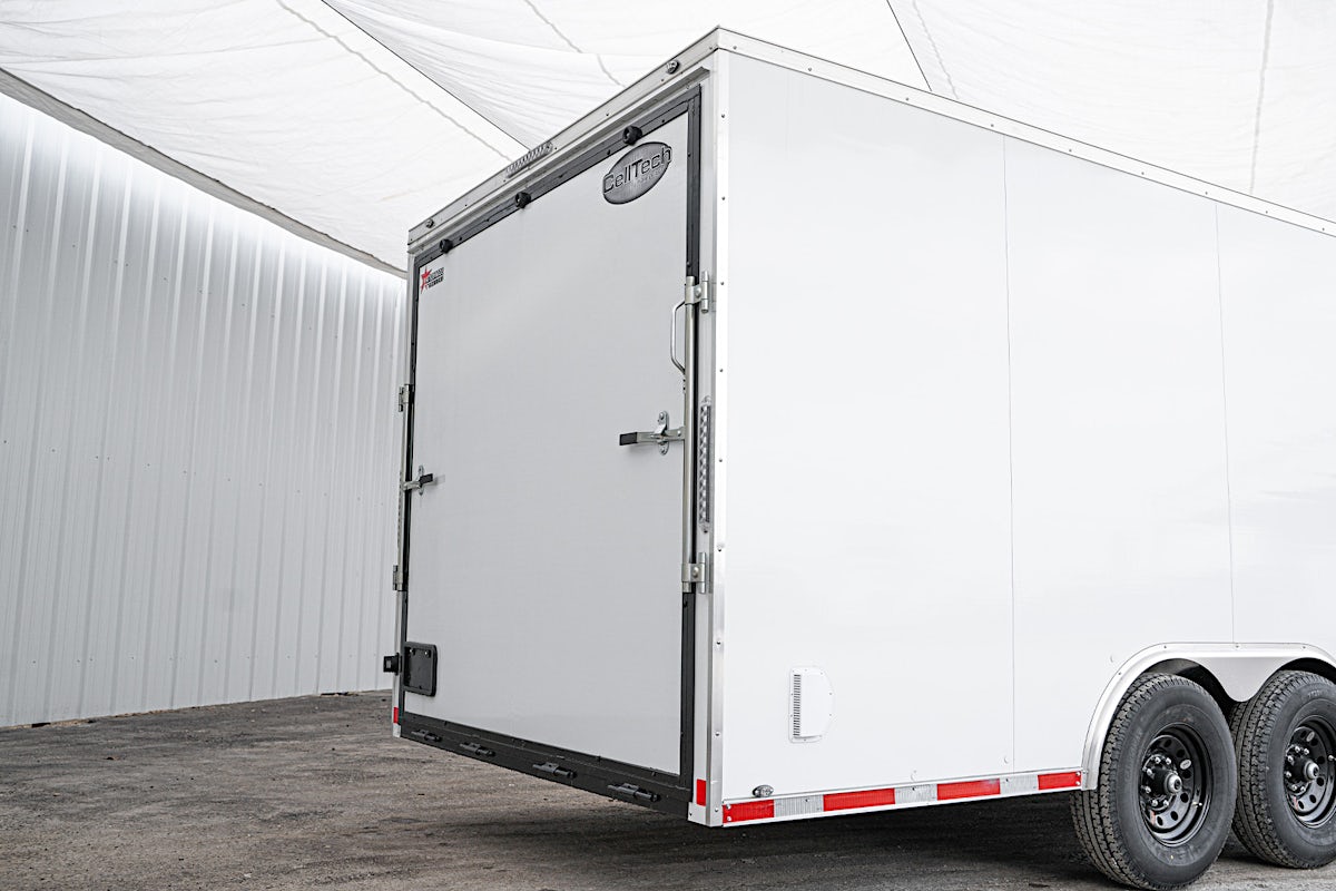 CellTech 8.5'x24' All-Steel Enclosed Cargo Trailer w/ Rear Ramp Door (C2) - Image 10