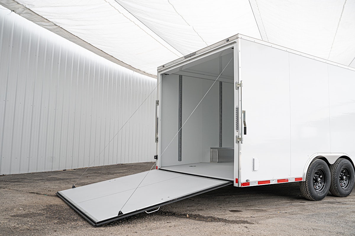 CellTech 8.5'x24' All-Steel Enclosed Cargo Trailer w/ Rear Ramp Door (C2) - Image 11