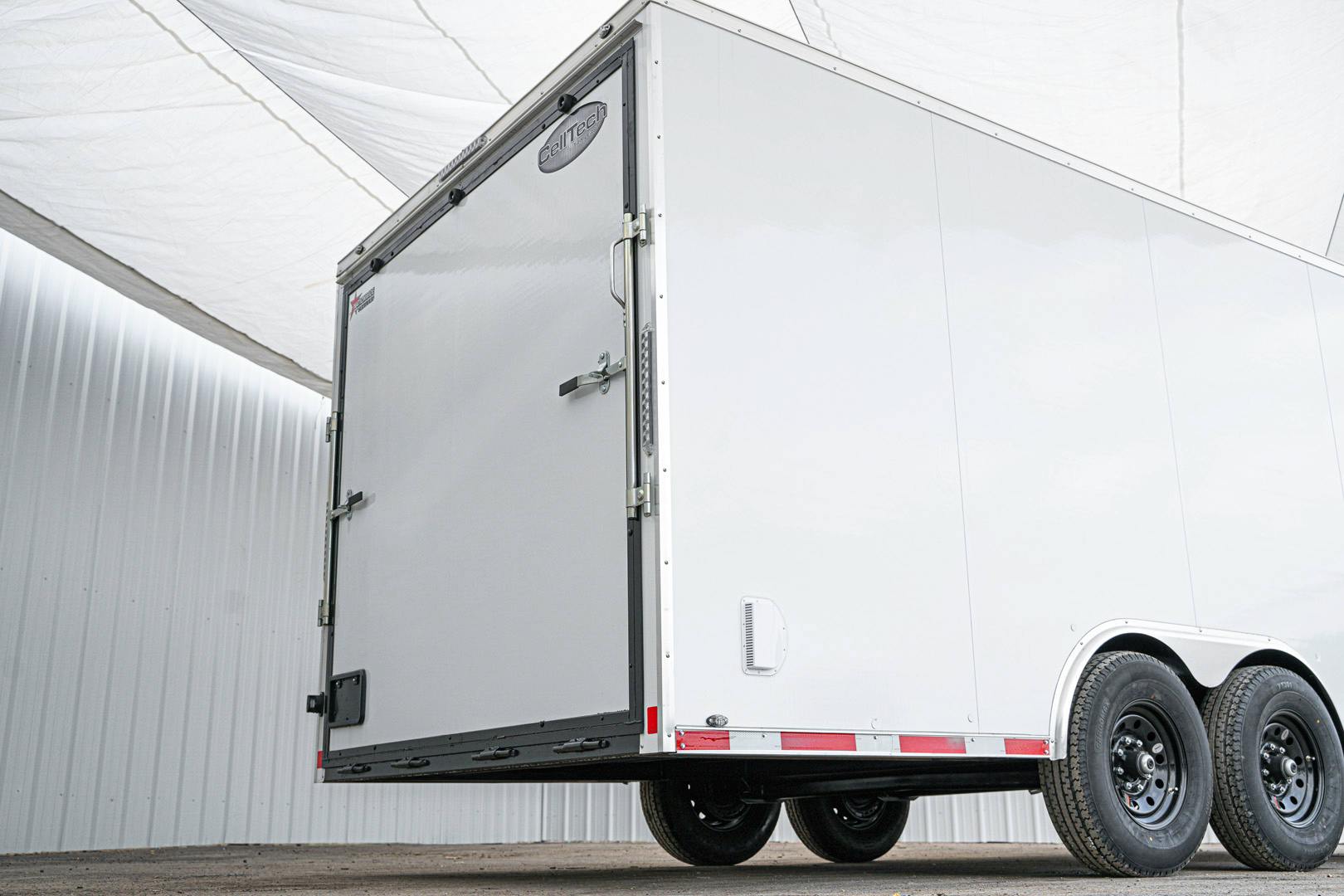 CellTech 8.5'x24' All-Steel Enclosed Cargo Trailer w/ Rear Ramp Door (C2) - Image 12