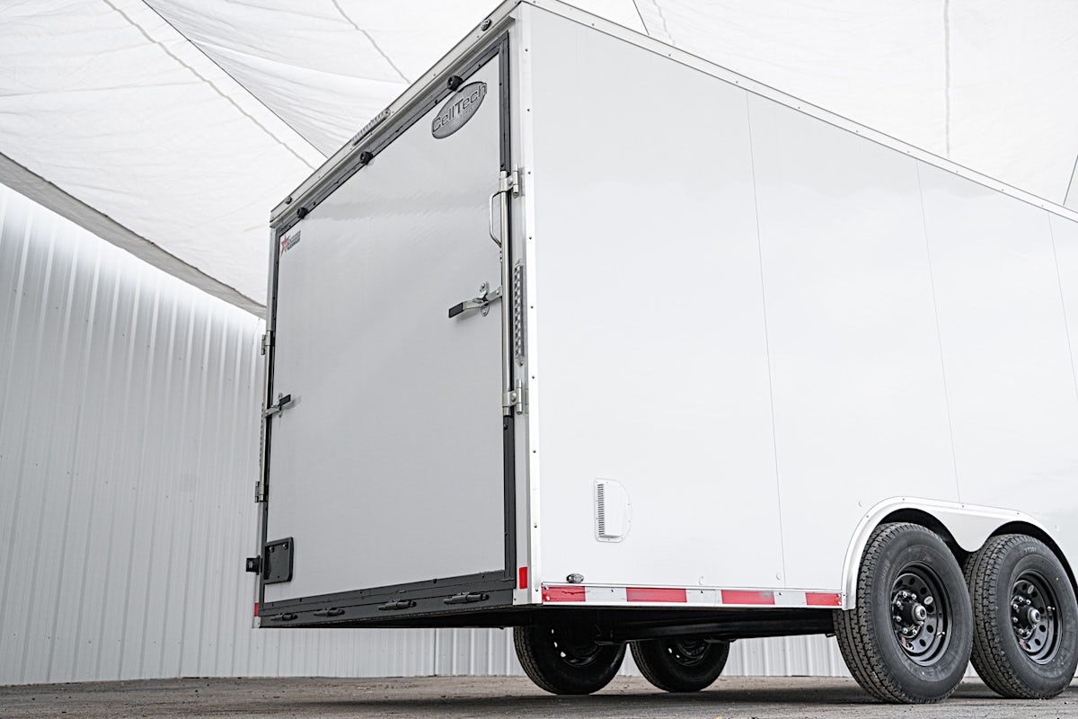 CellTech 8.5'x24' All-Steel Enclosed Cargo Trailer w/ Rear Ramp Door (C2) - Image 12