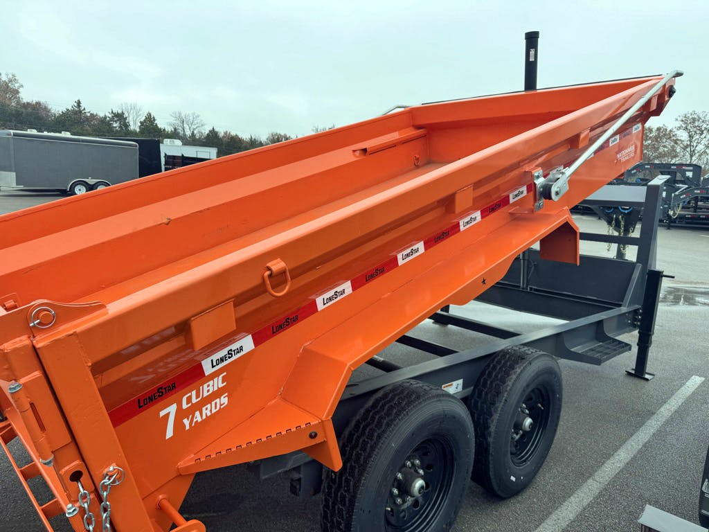LoneStar 14'x83" Telescopic Dump Trailer w/ 2' Sides (DT) - Image 4