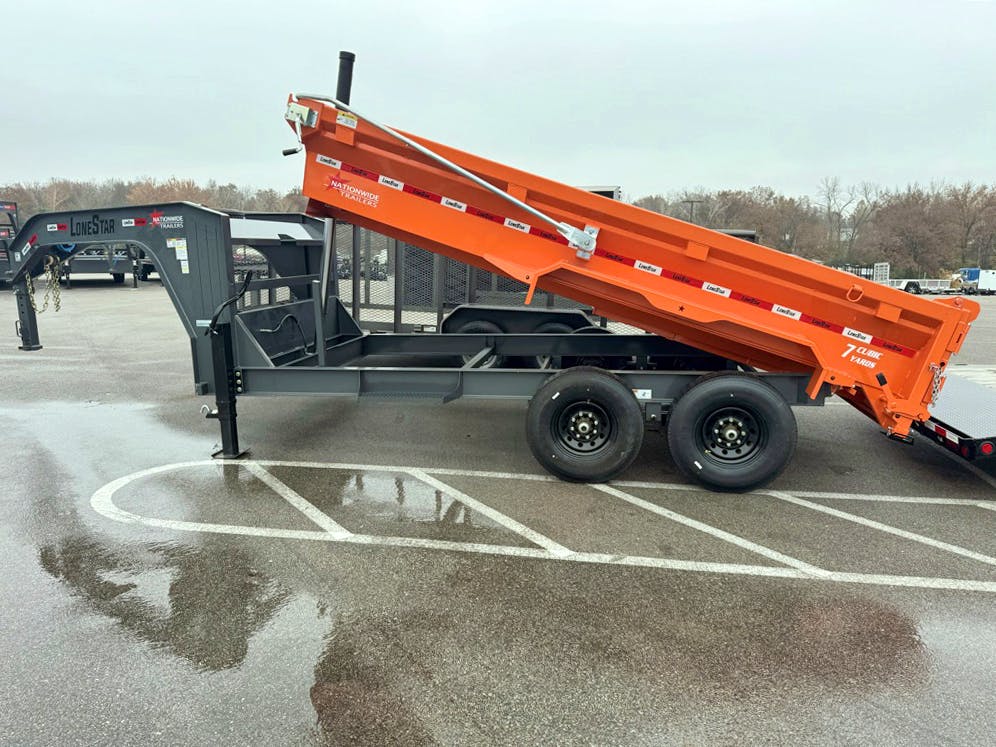 LoneStar 14'x83" Telescopic Dump Trailer w/ 2' Sides (DT) - Image 5