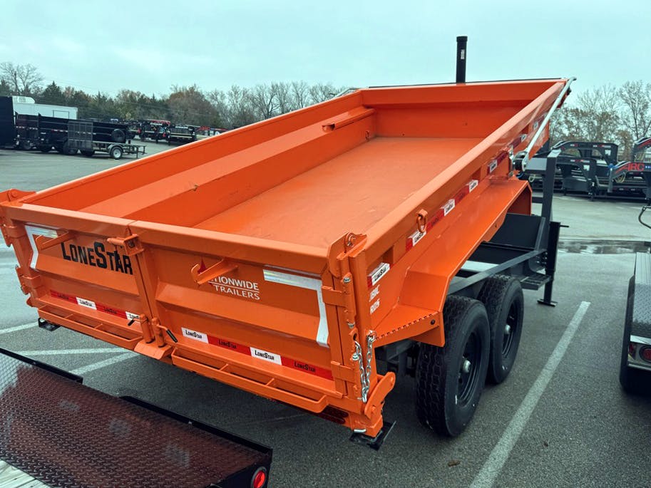 LoneStar 14'x83" Telescopic Dump Trailer w/ 2' Sides (DT) - Image 6