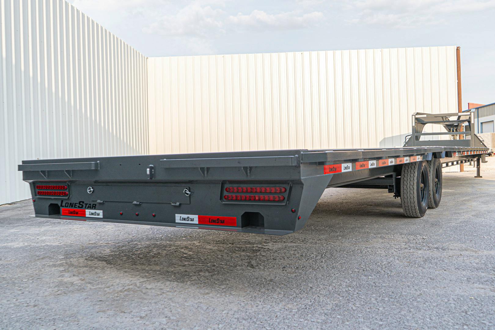 LoneStar 40'x102" Gooseneck Lo-Pro Flatbed Trailer w/ Singles (LS) - Image 9