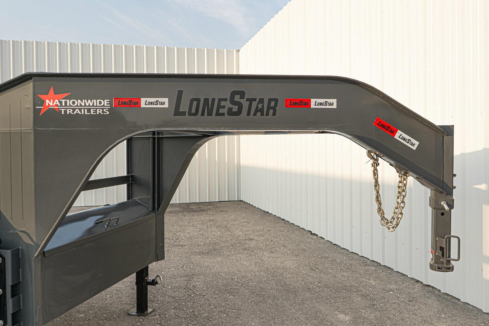 LoneStar 40'x102" Gooseneck Lo-Pro Flatbed Trailer w/ Singles (LS) - Image 2