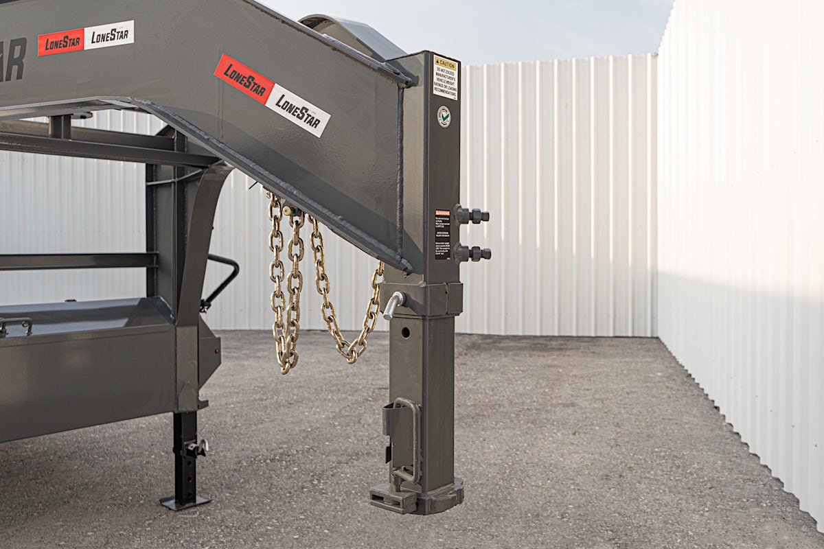 LoneStar 40'x102" Gooseneck Lo-Pro Flatbed Trailer w/ Singles (LS) - Image 7