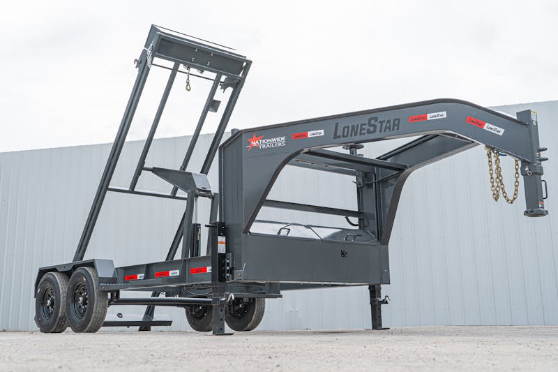 LoneStar 14ft HD Roll Off Dumpster Trailer  DR