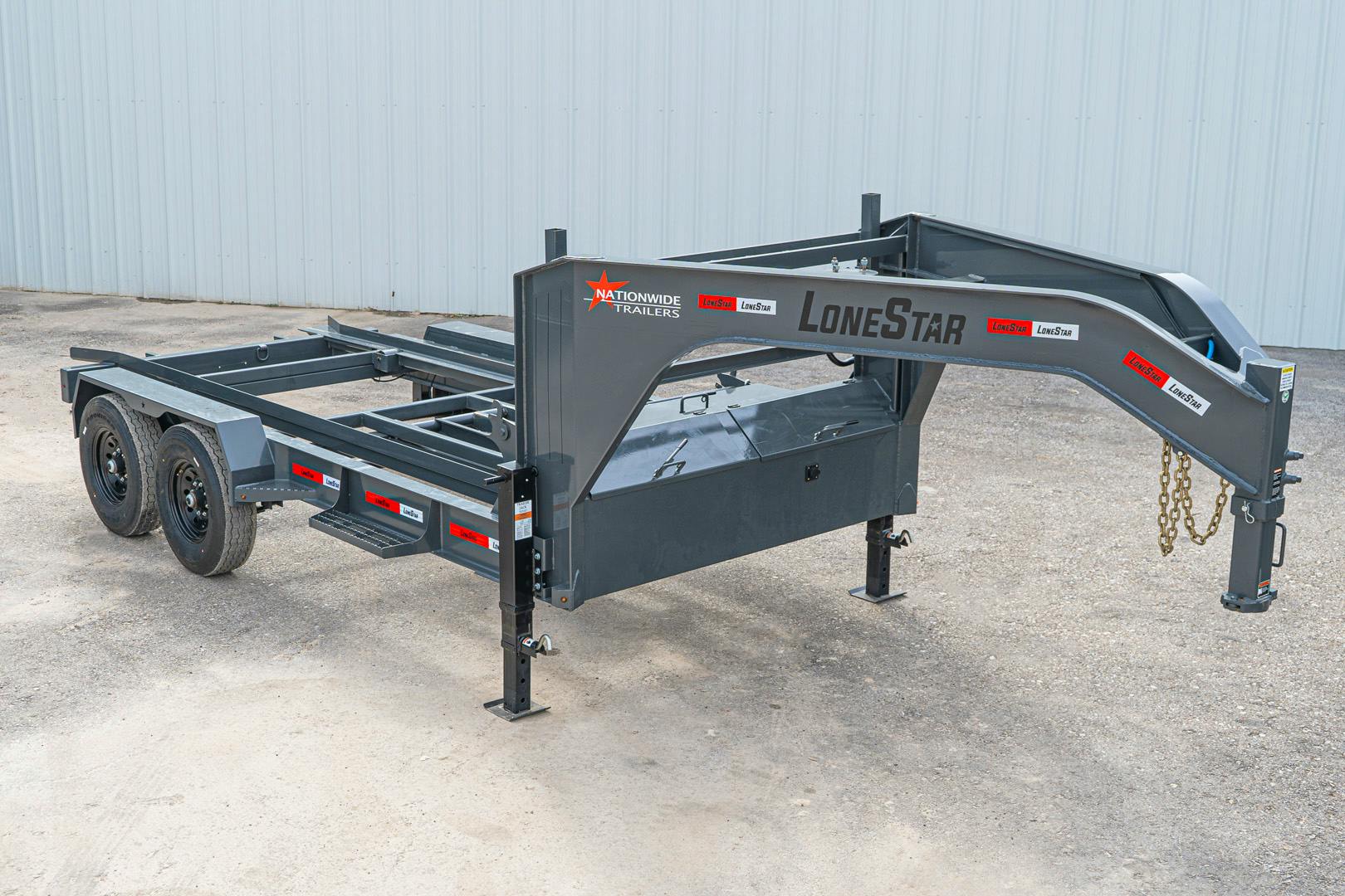 LoneStar 14' 20K HD Roll Off Dumpster Trailer (DR) - Image 2