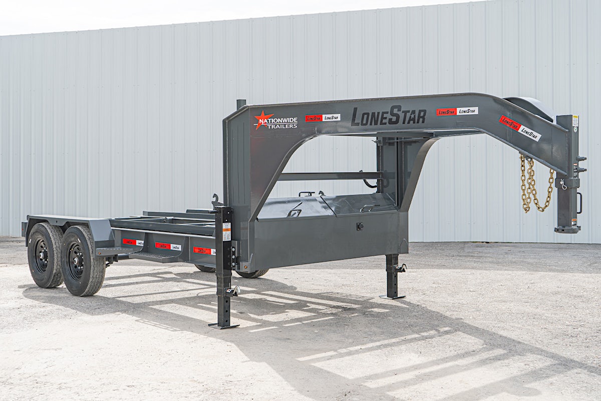 LoneStar 14' 20K HD Roll Off Dumpster Trailer (DR) - Image 3