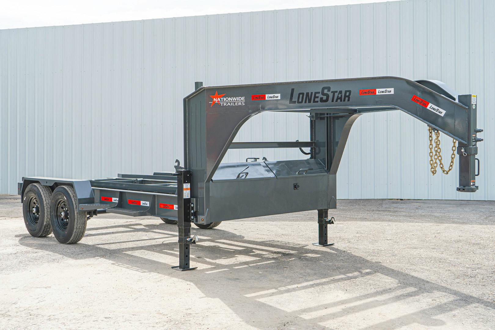 LoneStar 14' 20K HD Roll Off Dumpster Trailer (DR) - Image 3