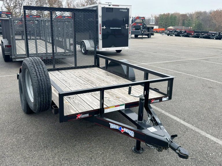 Texas Bragg 8'x60" Utility Trailer w/ 4' Gate (U1) - Image 4