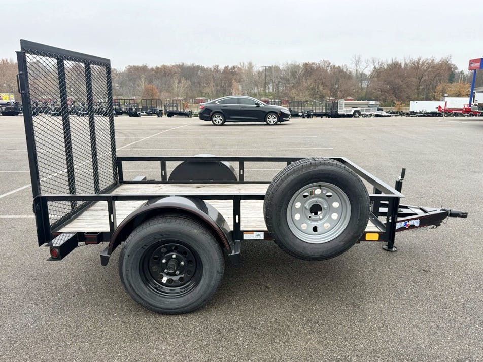 Texas Bragg 8'x60" Utility Trailer w/ 4' Gate (U1) - Image 1