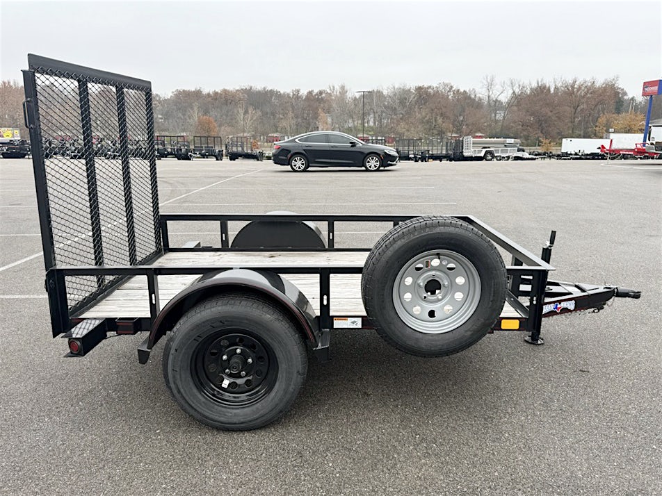 Texas Bragg 8'x60" Utility Trailer w/ 4' Gate (U1) - Image 1