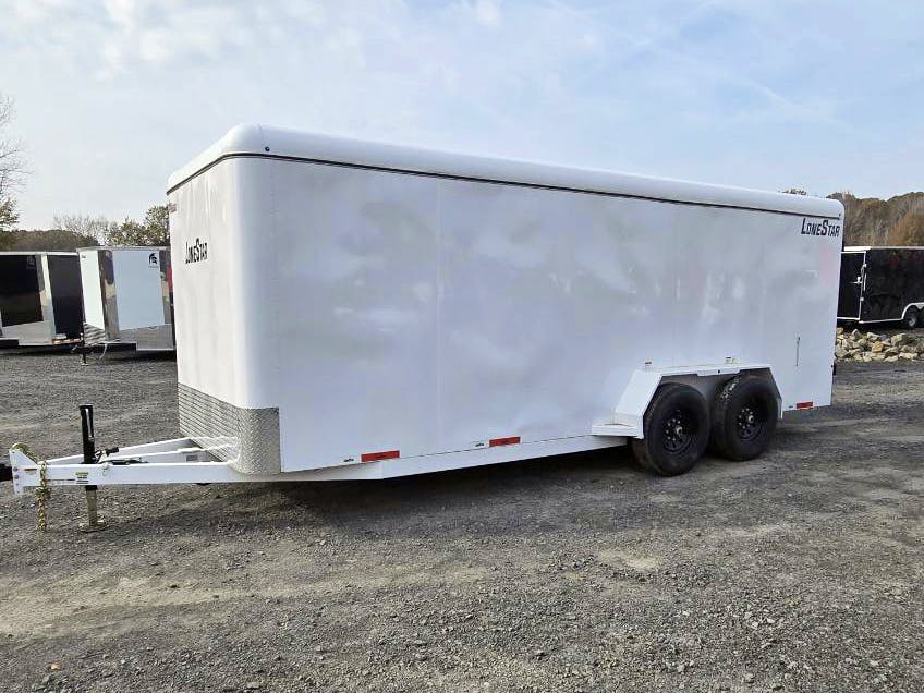LoneStar 6.5'x20' 14k Steel Enclosed Cargo Trailer w/ Rear Barn Doors (C2) - Image 2