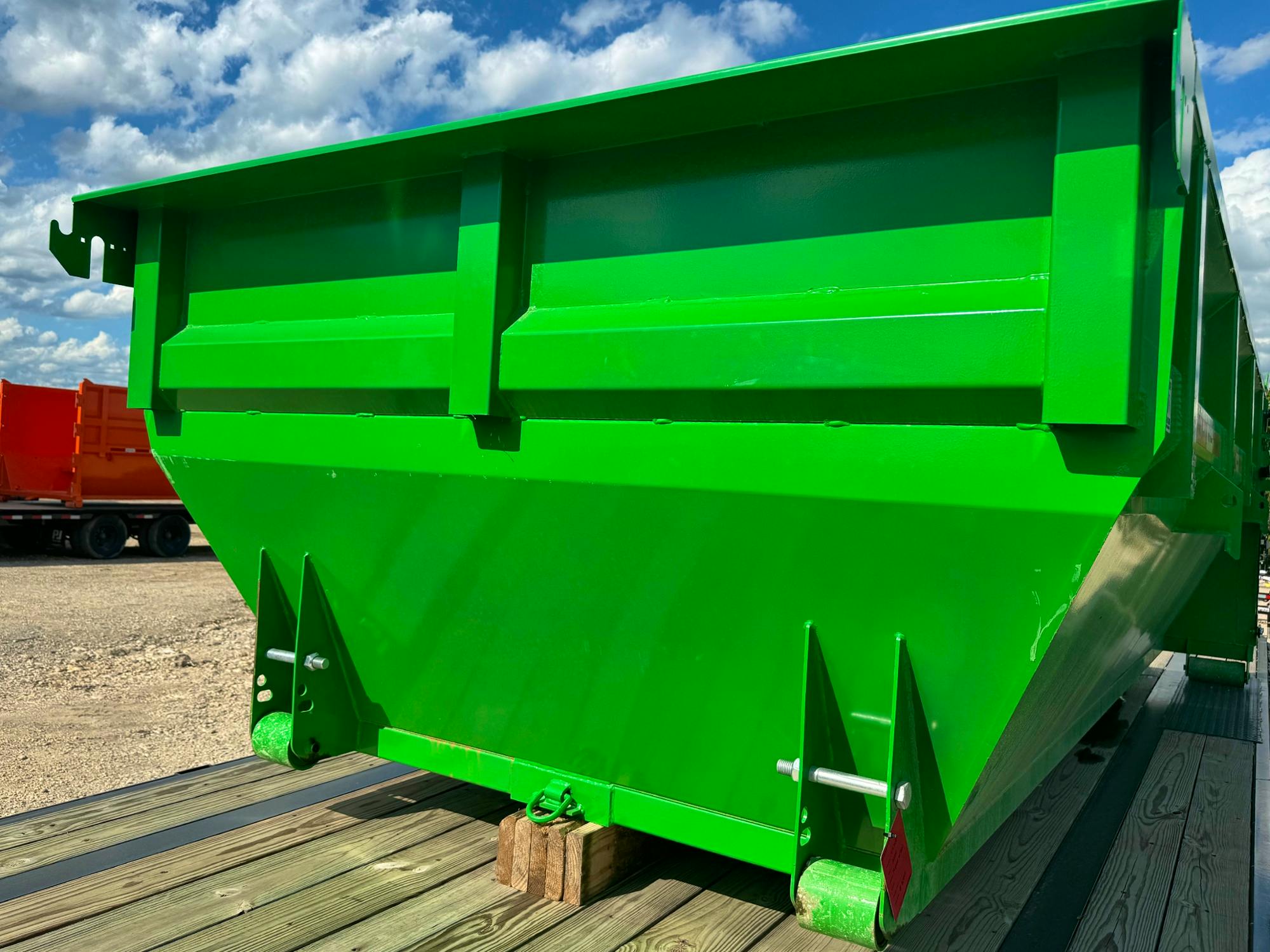 ARC Trailers 14' 14YD Steel Dumpster Bin w/ 4' Sides - Stock #75634 - Image 3 of 3