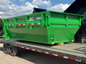 ARC Trailers 14' 14YD Steel Dumpster Bin w/ 4' Sides