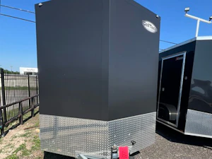 CellTech 7'x16' All-Steel Enclosed Cargo Trailer w/ Rear Ramp Door (C2)
