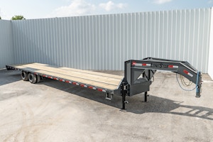LoneStar 32'x102" Gooseneck Low Pro Flatbed Trailer w/ Duals (LD)