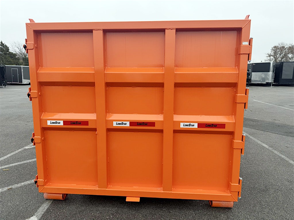 LoneStar 14' 20YD Steel Dumpster Bin w/ 6' Sides - Image 3