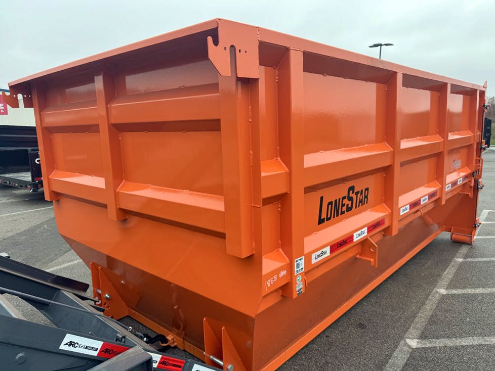 LoneStar 14' 20YD Steel Dumpster Bin w/ 6' Sides - Stock #75865 - Image 8 of 8