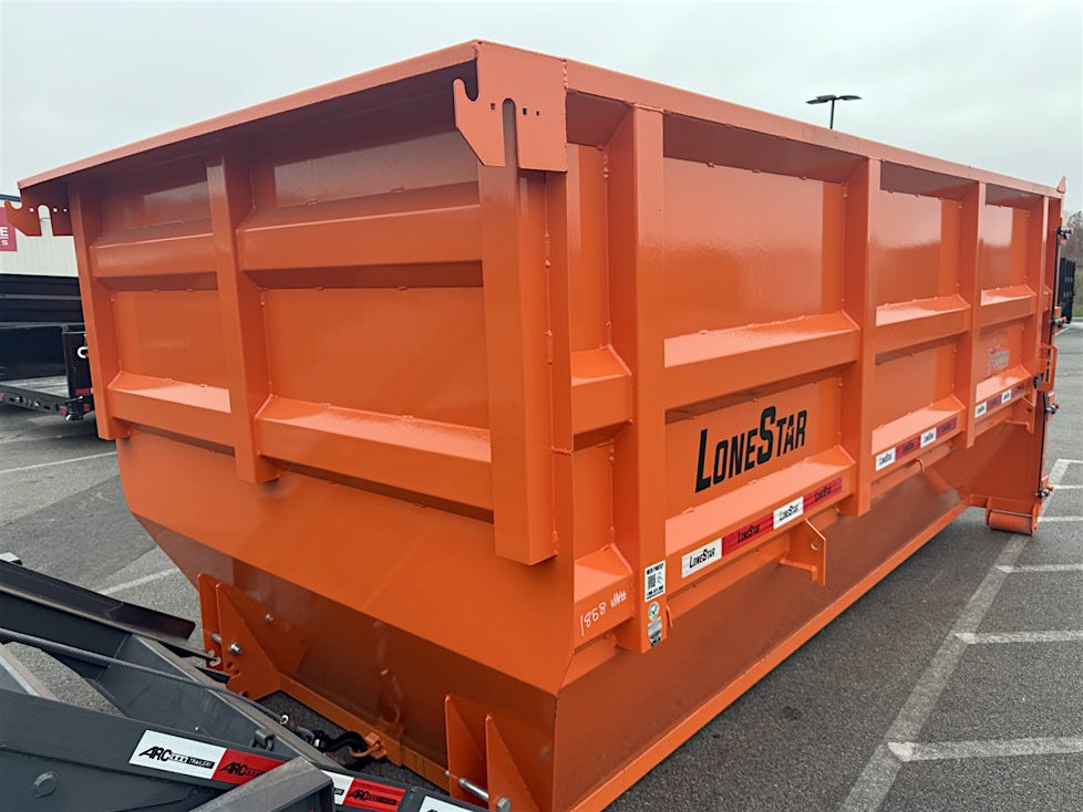 LoneStar 14' 20YD Steel Dumpster Bin w/ 6' Sides - Image 8