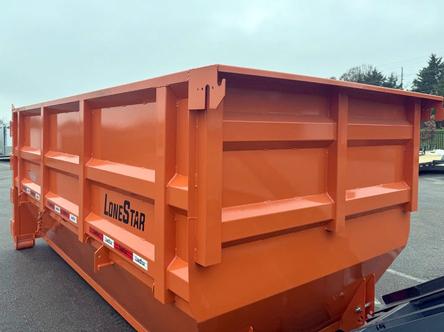 LoneStar 14' 20YD Steel Dumpster Bin w/ 6' Sides - Stock #75866 - Image 2 of 8