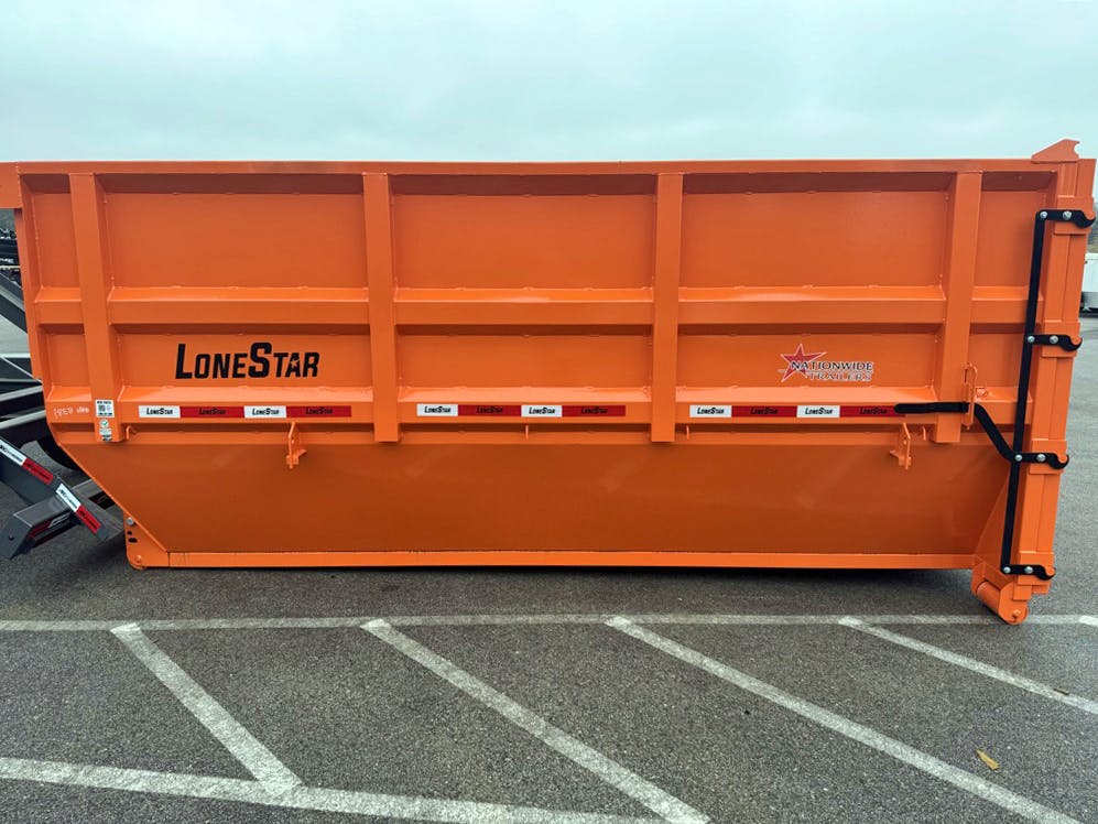 LoneStar 14' 20YD Steel Dumpster Bin w/ 6' Sides - Stock #75866 - Image 1 of 8