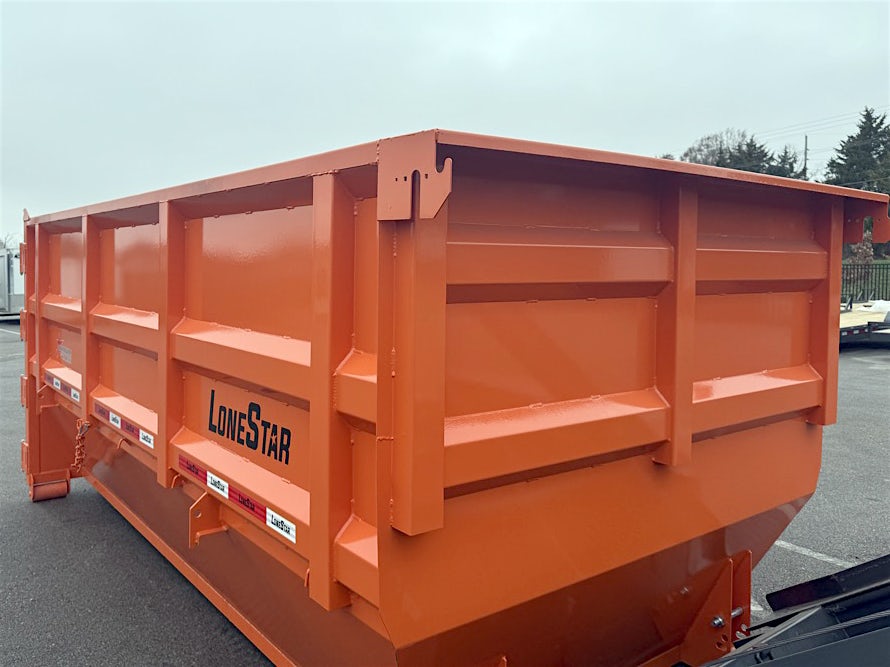 LoneStar 14' 20YD Steel Dumpster Bin w/ 6' Sides - Image 2