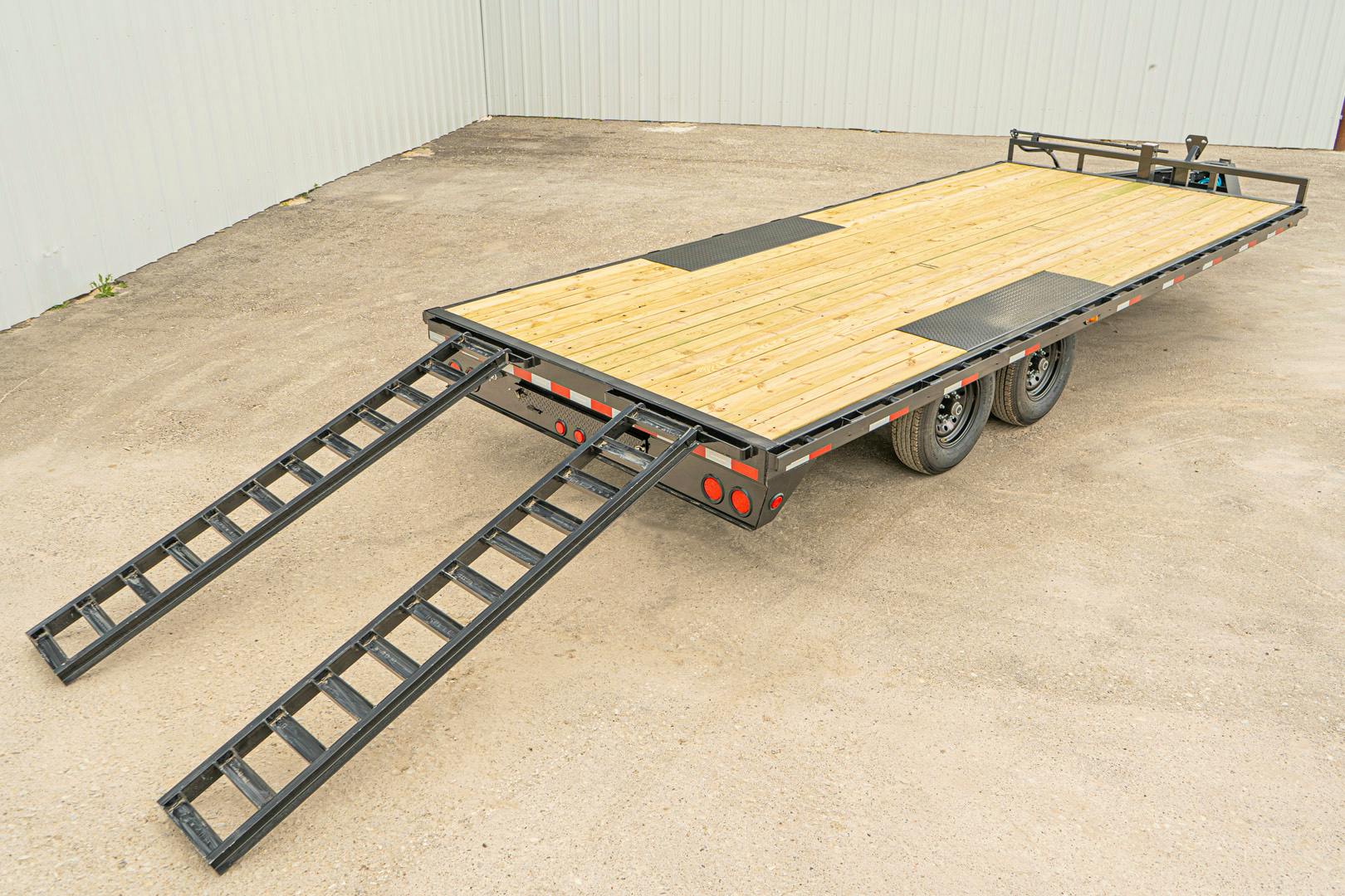 PJ Trailers 20'x102" 8" I-Beam Deckover Flatbed Trailer (F8) - Image 13