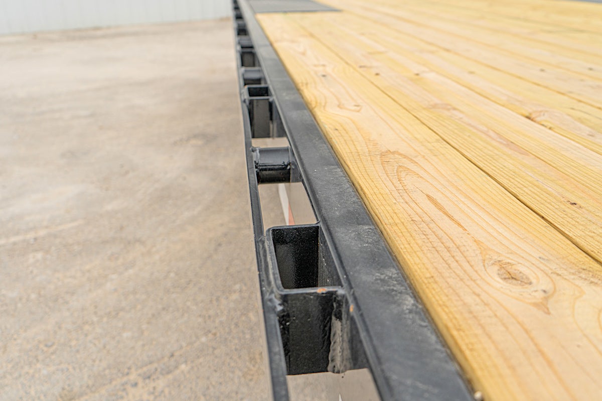 PJ Trailers 20'x102" 8" I-Beam Deckover Flatbed Trailer (F8) - Image 8