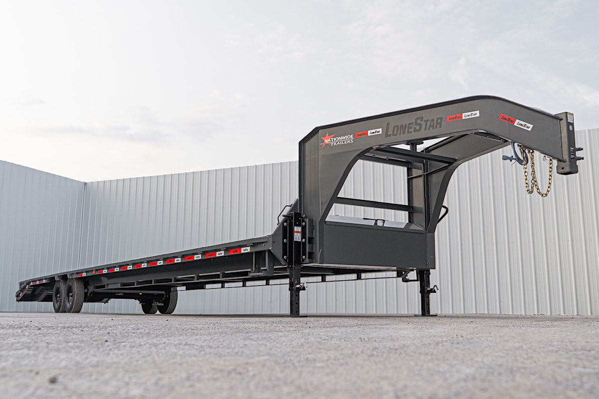 LoneStar 40'x102" Gooseneck Lo-Pro Flatbed Trailer w/ Singles (LS) - Image 8