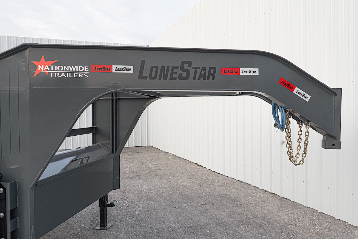 LoneStar 40'x102" Gooseneck Lo-Pro Flatbed Trailer w/ Singles (LS) - Image 12