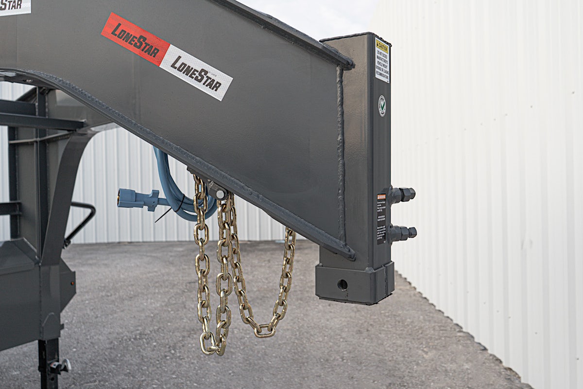 LoneStar 40'x102" Gooseneck Lo-Pro Flatbed Trailer w/ Singles (LS) - Image 13