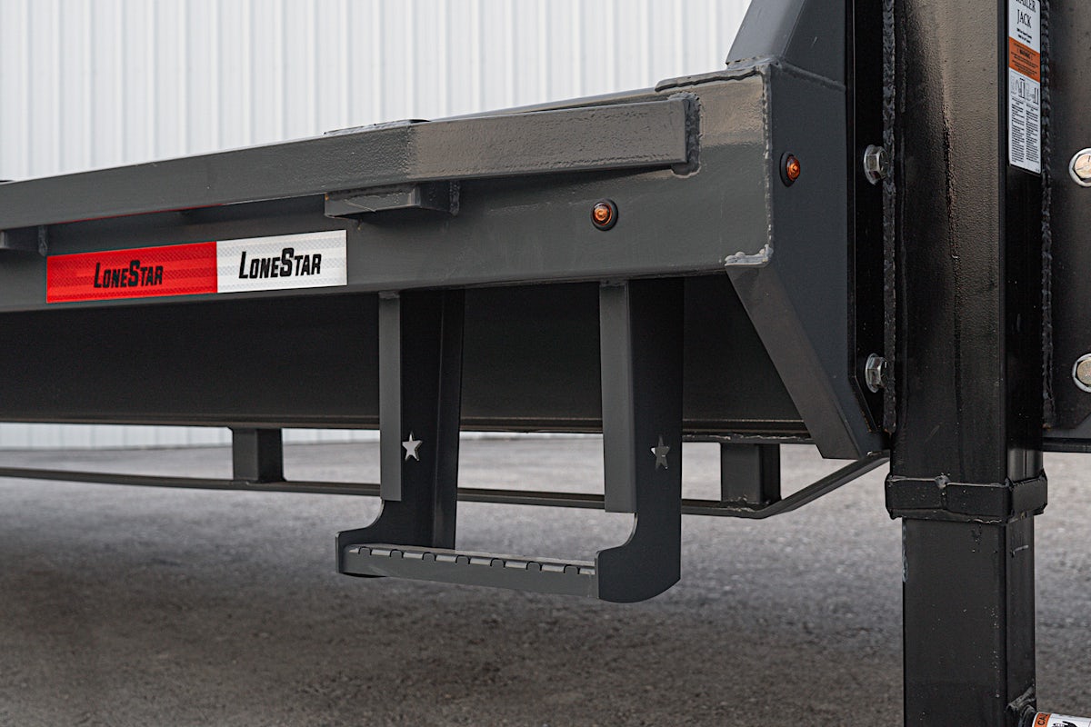 LoneStar 40'x102" Gooseneck Lo-Pro Flatbed Trailer w/ Singles (LS) - Image 16