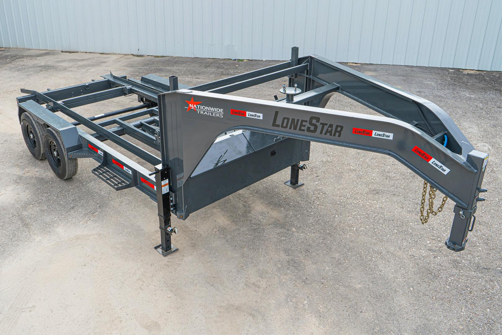 LoneStar 14' HD Roll Off Dumpster Trailer (DR) - Image 7