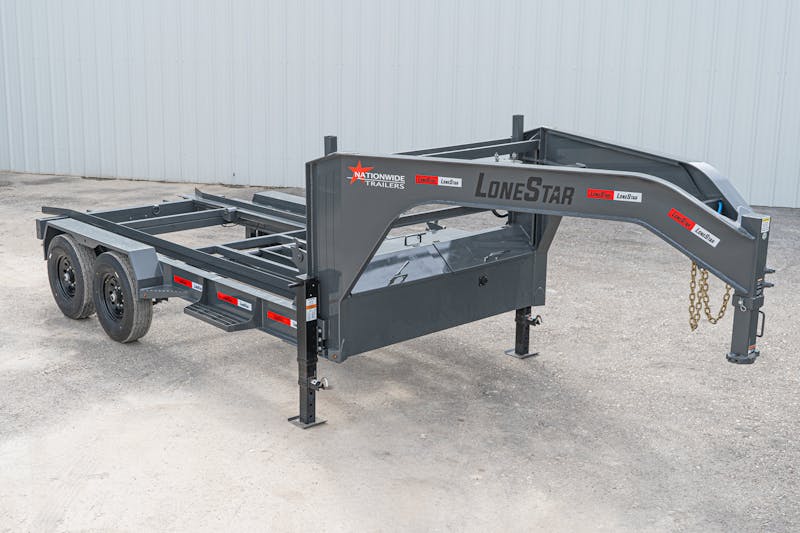 LoneStar 14ft HD Roll Off Dumpster Trailer  DR