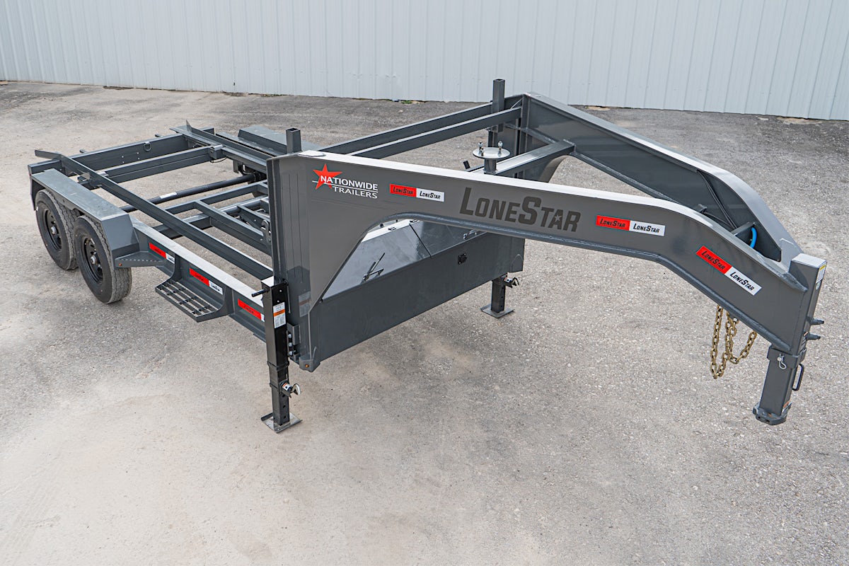 LoneStar 14' 20K HD Roll Off Dumpster Trailer (DR) - Image 7