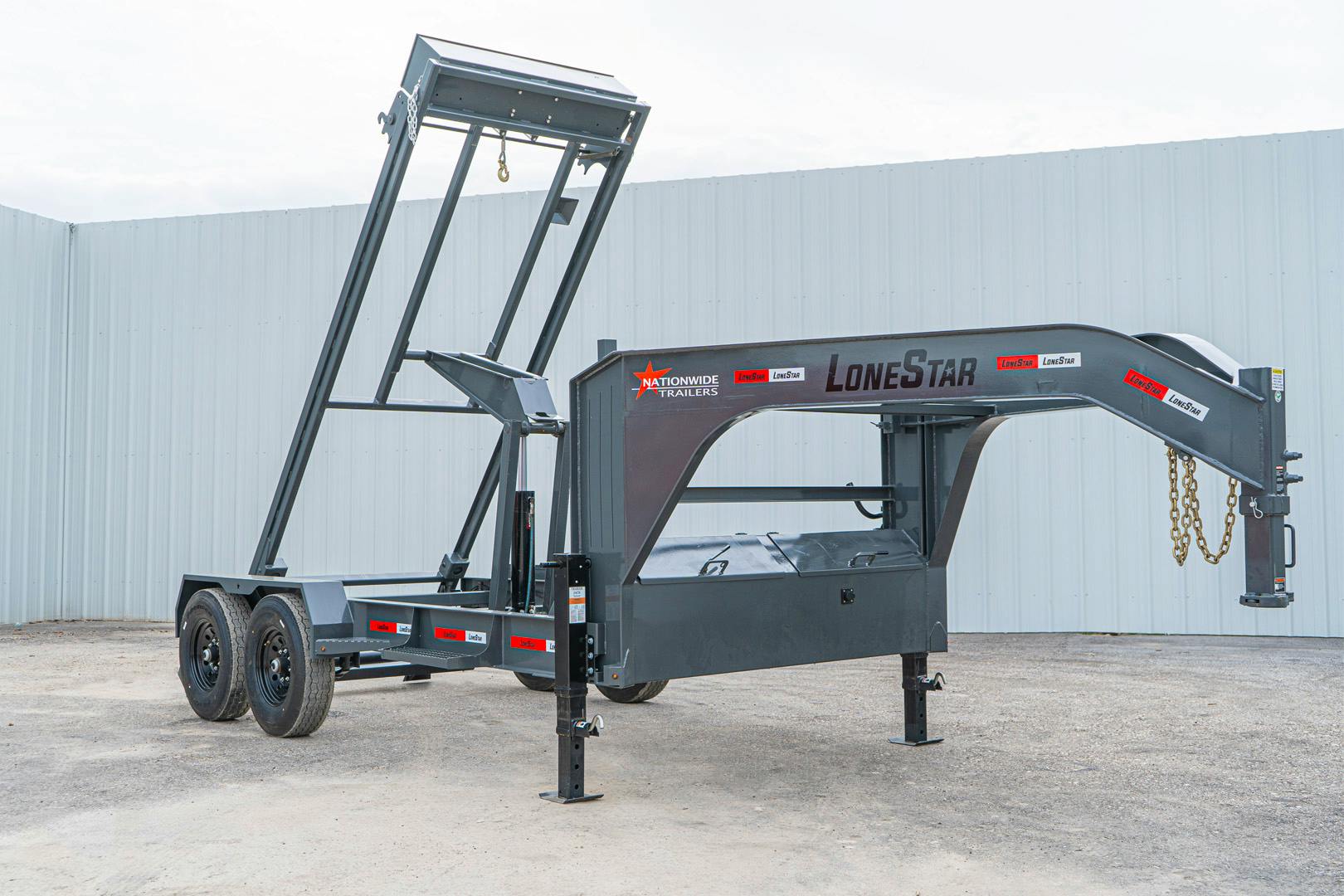 LoneStar 14' 20K HD Roll Off Dumpster Trailer (DR) - Image 4