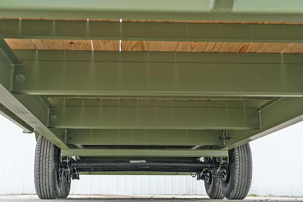 LoneStar 24'x102" 8" I-Beam Deckover Flatbed Trailer (F8) - Image 10