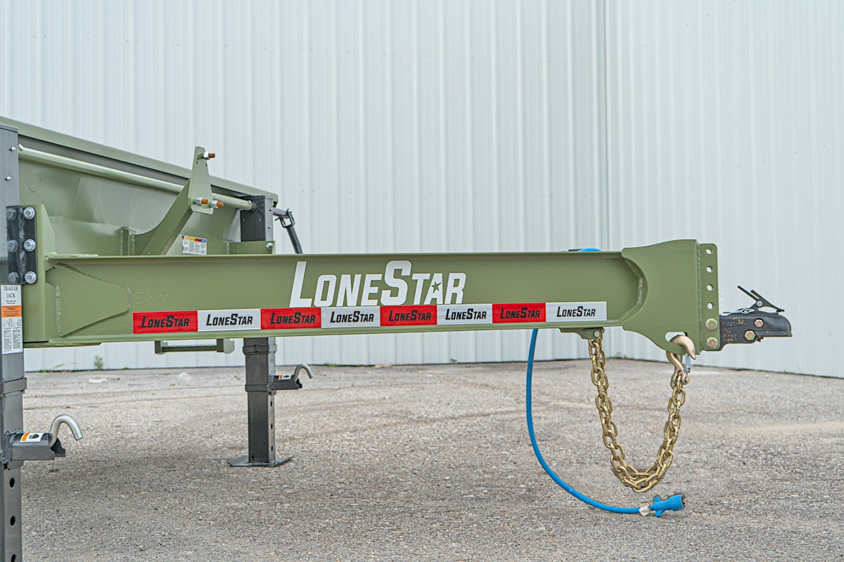 LoneStar 24'x102" 8" I-Beam Deckover Flatbed Trailer (F8) - Image 4